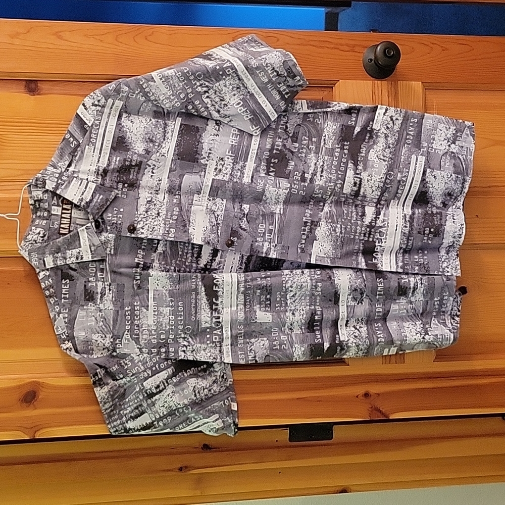 Ocean weather forecast print Kahala shirt